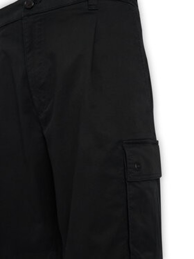 HUGO Szorty materiałowe Craysen 50556891 Czarny Straight Fit