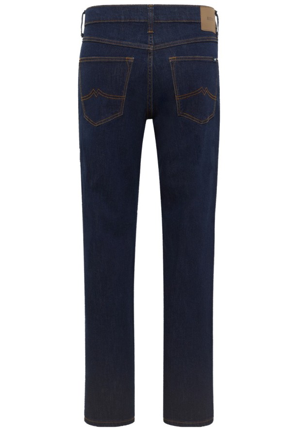 Męskie Spodnie Jeansowe Mustang Style Oregon Tapered Denim Blue 1017123 5000 901