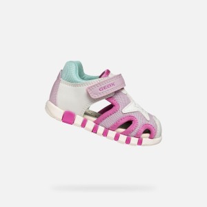 Sandały GEOX B SANDAL IUPIDOO GIR Biały
