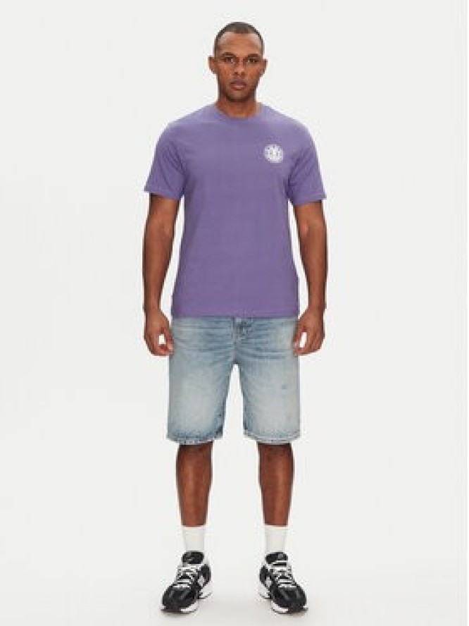 Element T-Shirt ELYZT00490 Fioletowy Regular Fit