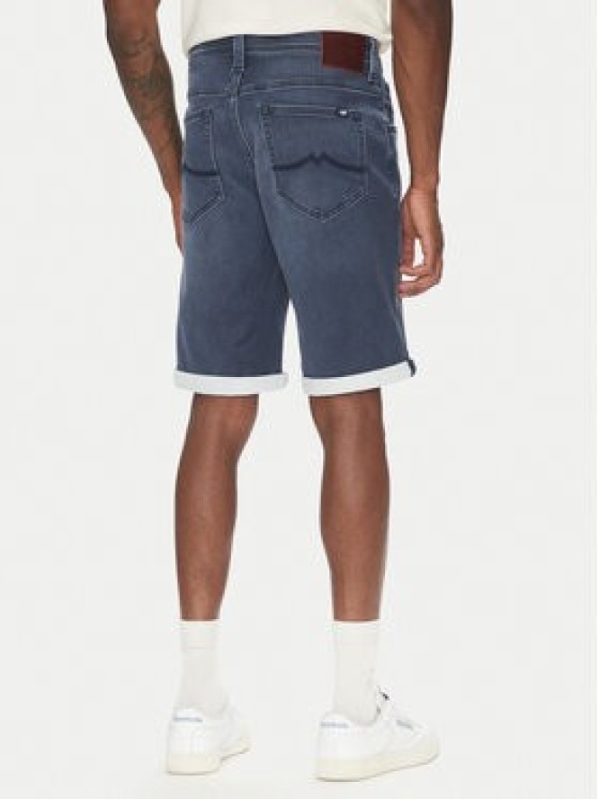 Mustang Szorty jeansowe Chicago Z 1016351 Niebieski Slim Fit