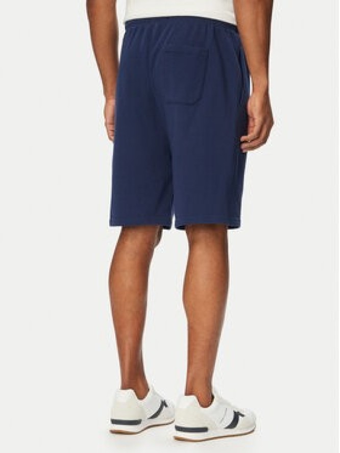 Tommy Hilfiger Szorty sportowe Terry UM0UM03914 Granatowy Regular Fit
