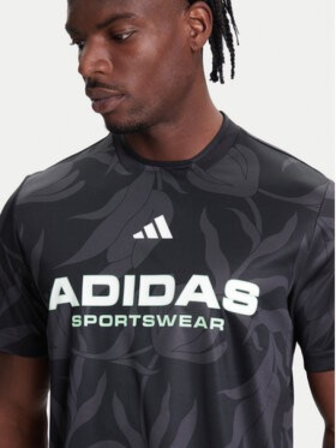 adidas T-Shirt Common Goal JW0247 Czarny Regular Fit