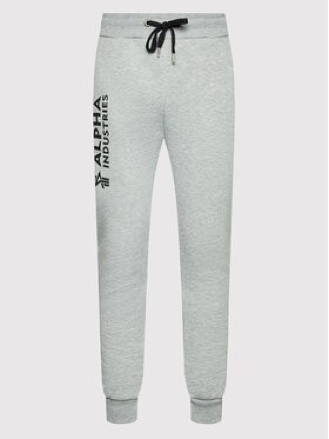 Alpha Industries Spodnie dresowe Basic 116368 Szary Regular Fit