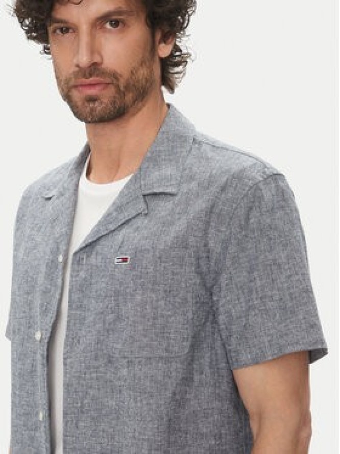 Tommy Jeans Koszula DM0DM20895 Granatowy Regular Fit