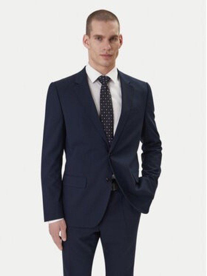 HUGO Garnitur Henry/Getlin232X 50557616 Granatowy Slim Fit