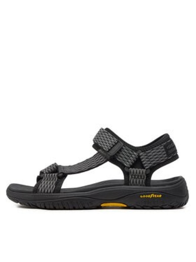 Skechers Sandały Lomell-Rip Tide 204351/BKGY Czarny