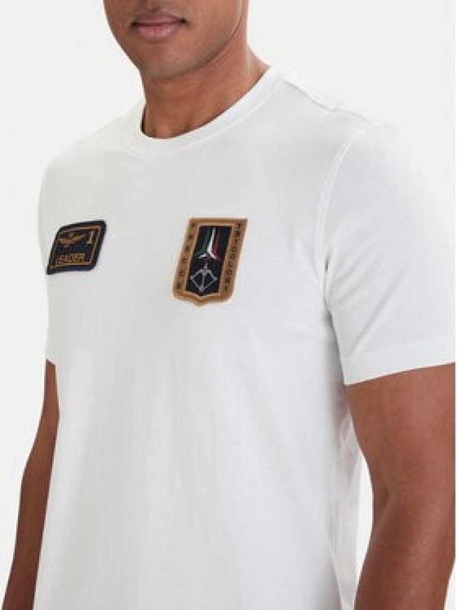 Aeronautica Militare T-Shirt 261TS2544UJ00592 Biały Regular Fit