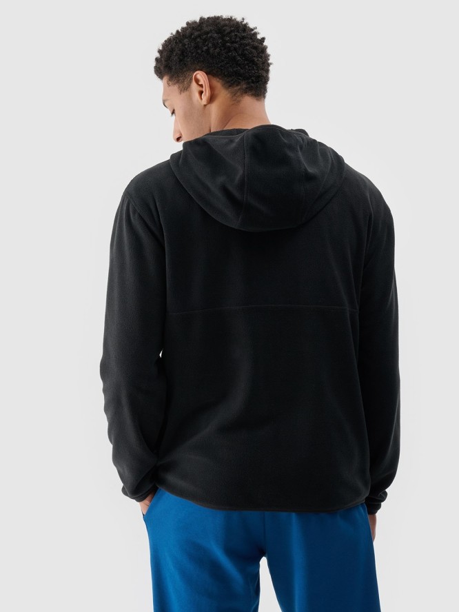 4F Polar regular z kapturem męski - czarny L