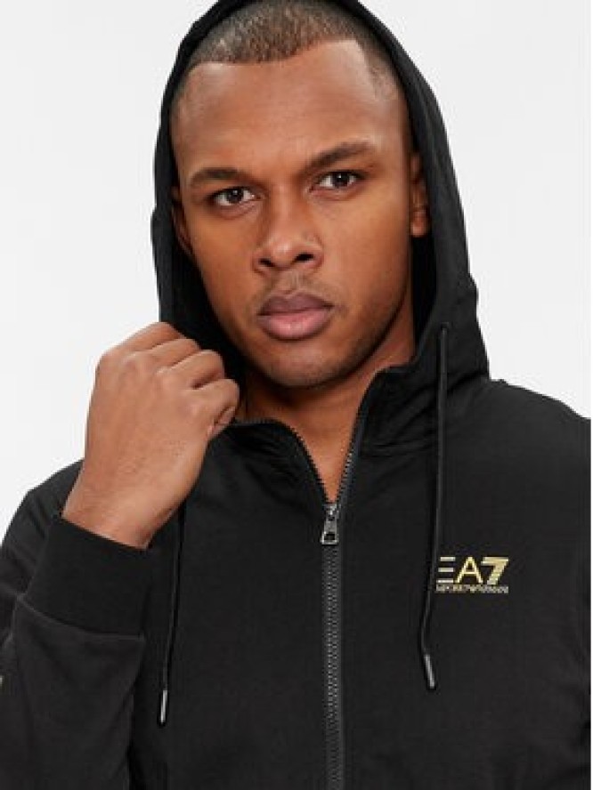 EA7 Emporio Armani Bluza 7M000568 AF13512 MC004 Czarny Regular Fit