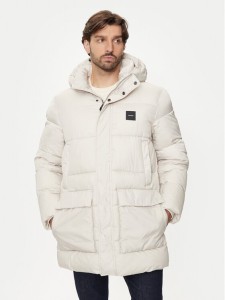 Calvin Klein Płaszcz zimowy K10K113465 Beżowy Regular Fit