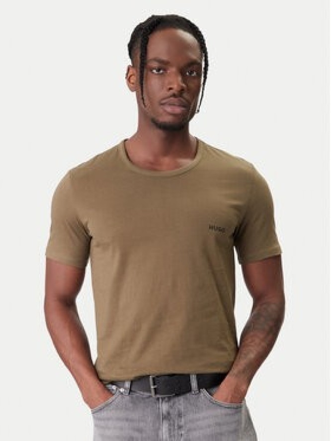 HUGO Komplet t-shirtów Rn Triplet P 50532811 Czarny Regular Fit