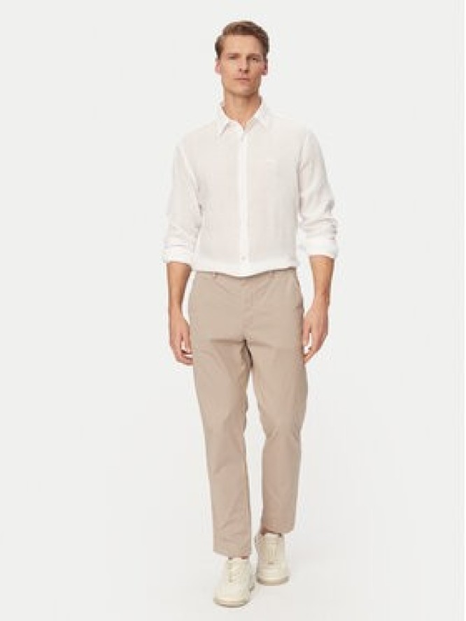 BOSS Koszula Relegant 50567579 Biały Regular Fit