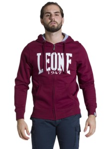 Leone 1947 Apparel Bluzy z kapturem męskie zapinane na zamek