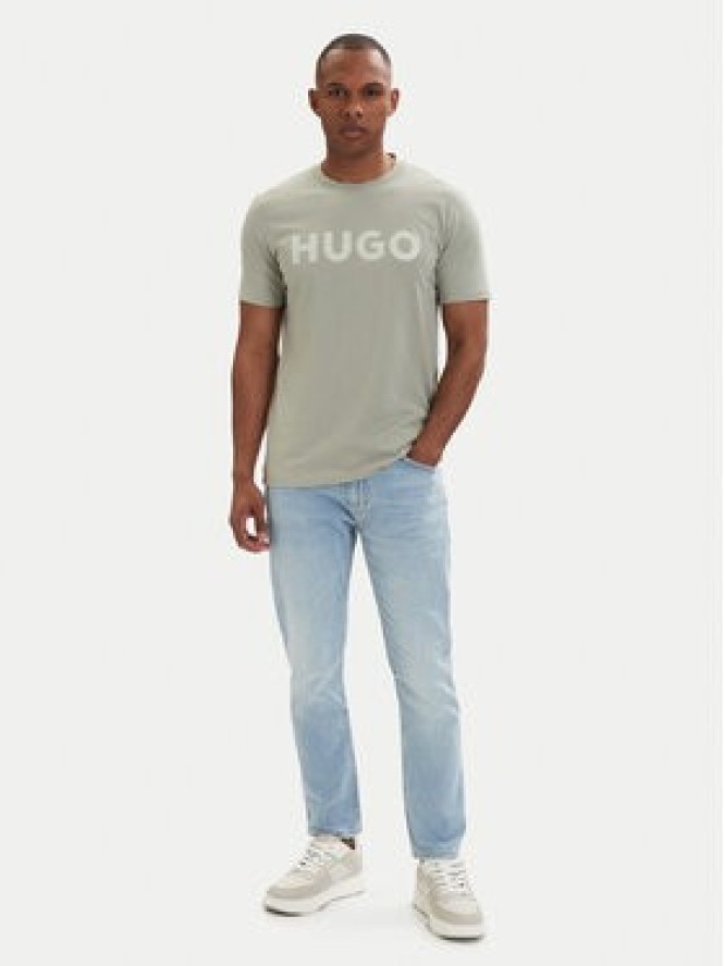 HUGO Jeansy 50556047 Niebieski jasny Extra Slim Fit