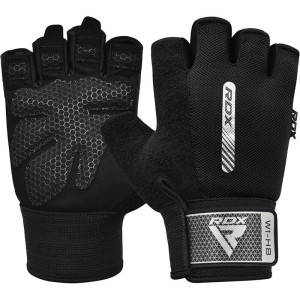 Rękawiczki fitness W1 - Z otwartymi palcami - Czarny – M