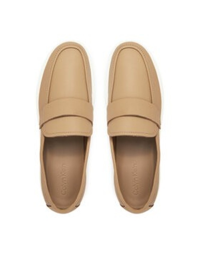 Calvin Klein Mokasyny Moccasin Lth Unlined HM0HM01813 Brązowy