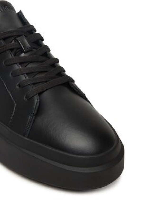 Calvin Klein Sneakersy Chunky Cupsole Laceup Lth YM0YM01344 Czarny