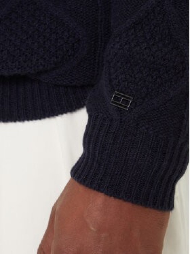 Tommy Hilfiger Golf MW0MW40914 Granatowy Regular Fit