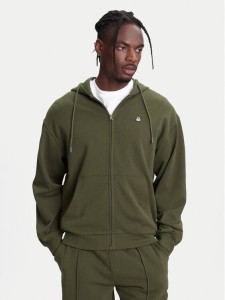 United Colors Of Benetton Bluza 342ZU500P Zielony Regular Fit