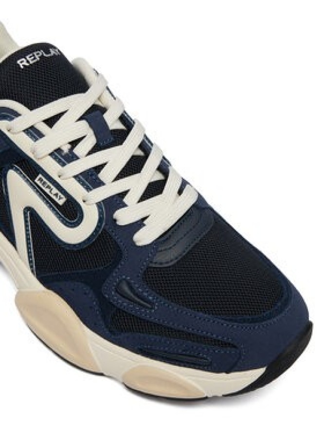 REPLAY Sneakersy GMS9M .000.C0022T Granatowy