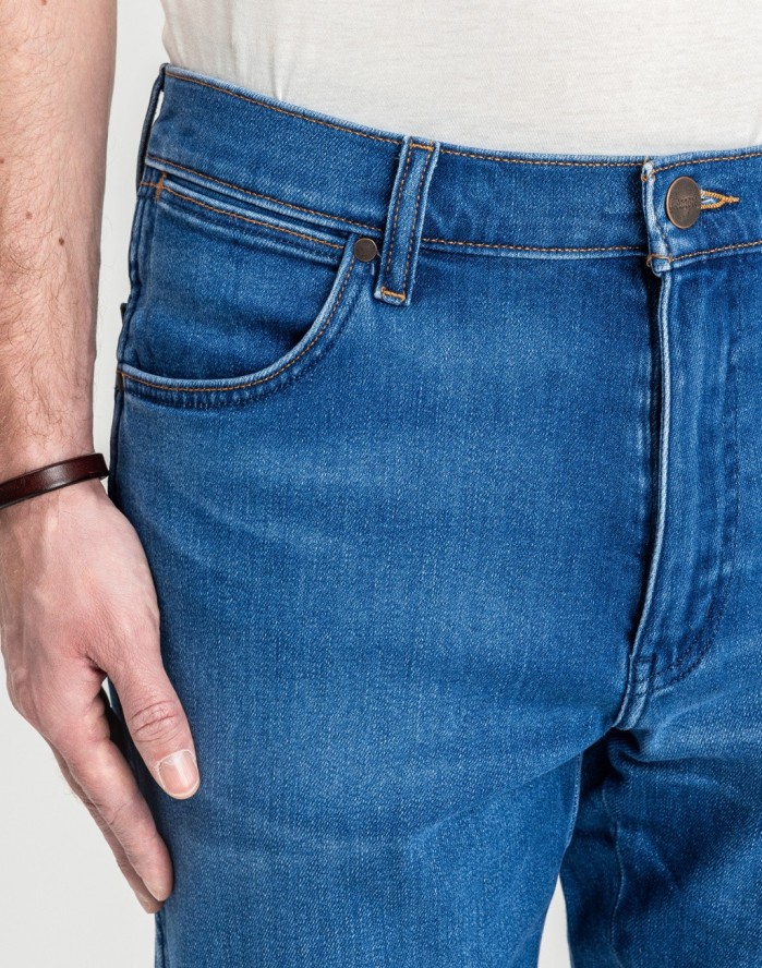 WRANGLER RIVER MĘSKIE SPODNIE JEANSOWE JEANSY DŻINSY RUSTIC W112361300