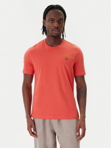 Aeronautica Militare T-Shirt 261TS1580UJ00372 Pomarańczowy Regular Fit