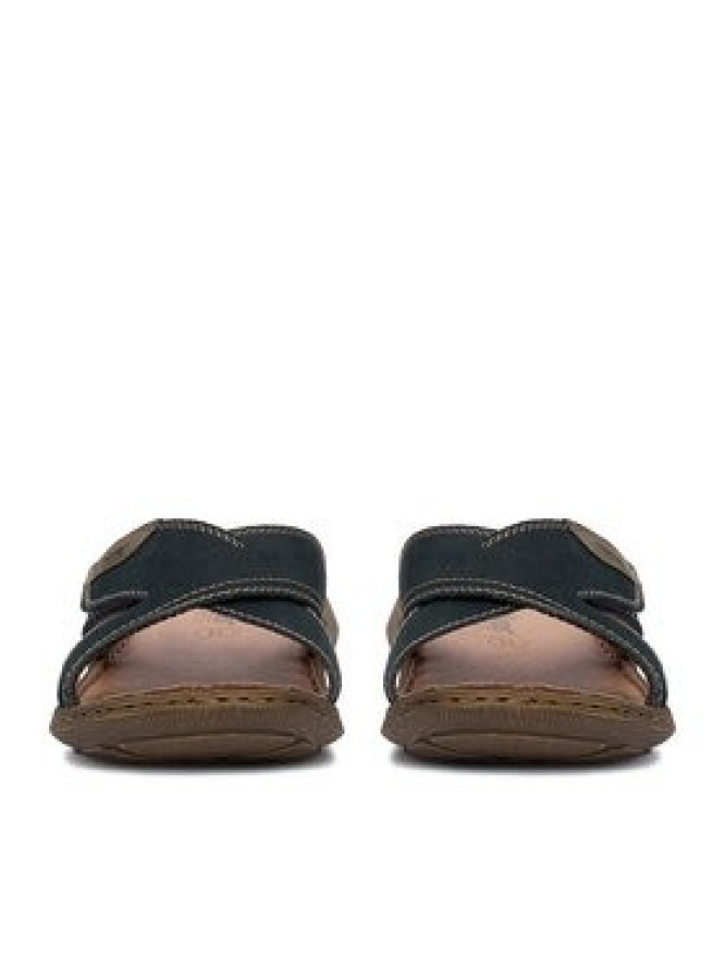 Rieker Klapki CEO-22089-14 Granatowy