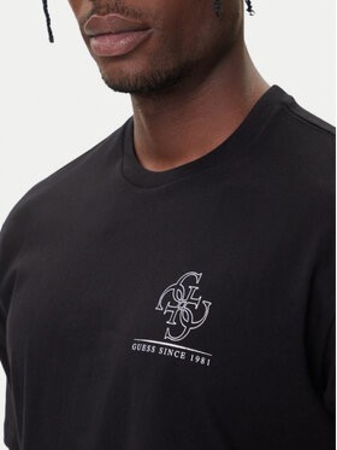Guess T-Shirt M5BI56 KBZV1 Czarny Relaxed Fit