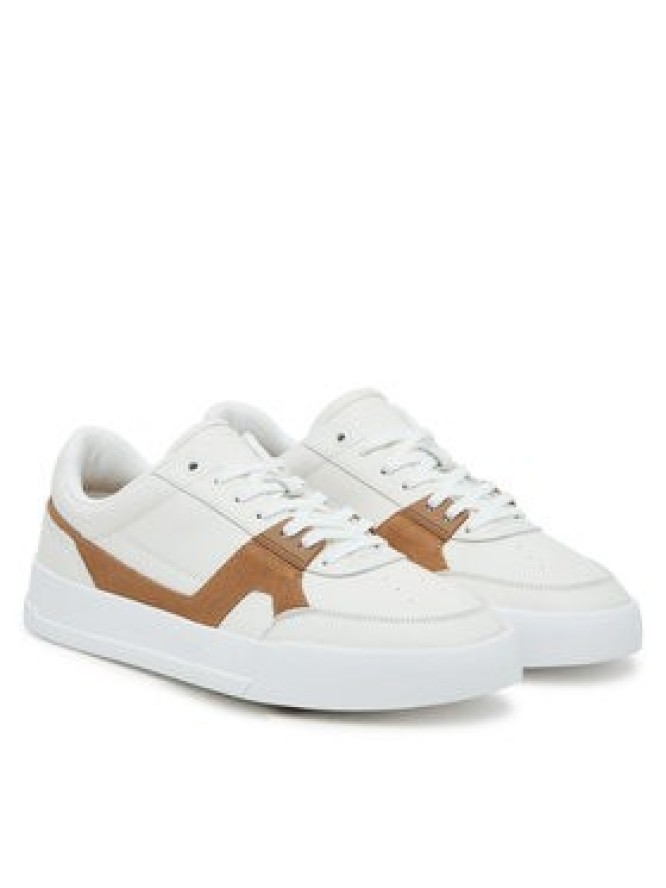 Tommy Hilfiger Sneakersy Th Court Craft FM0FM05551 Écru