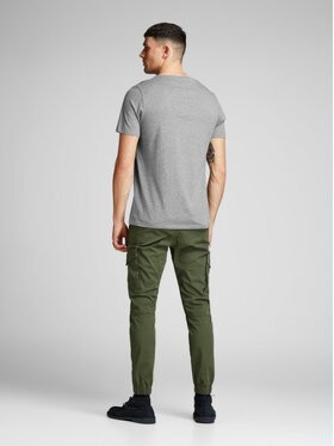 Jack & Jones T-Shirt Corp Logo 12137126 Szary Slim Fit