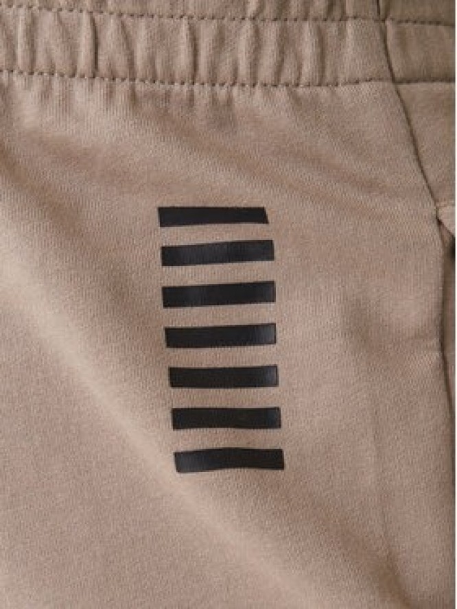 EA7 Emporio Armani Spodnie dresowe 8NPP66 PJVRZ U6167 Beżowy Regular Fit