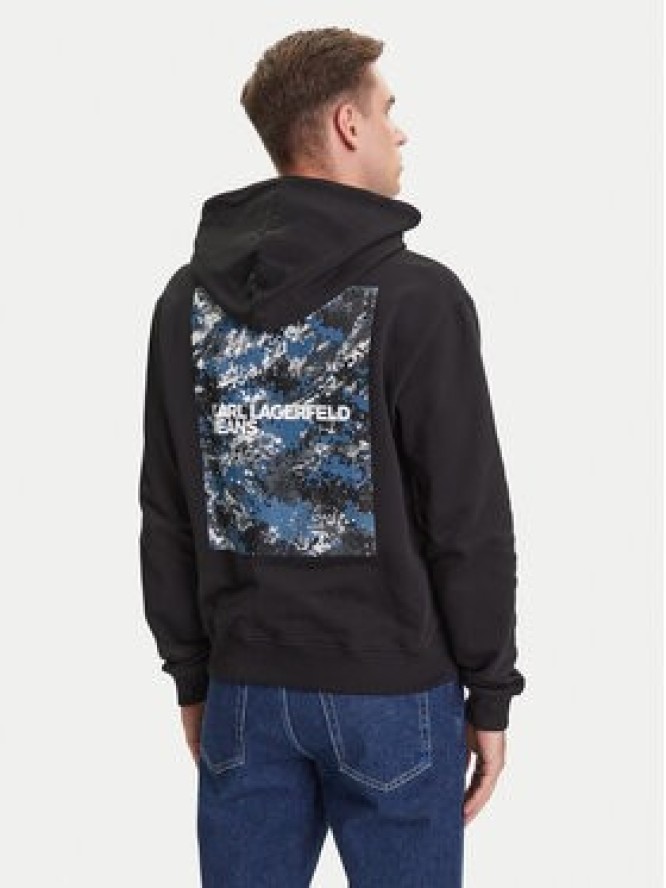 Karl Lagerfeld Jeans Bluza A3M20025 Czarny Regular Fit