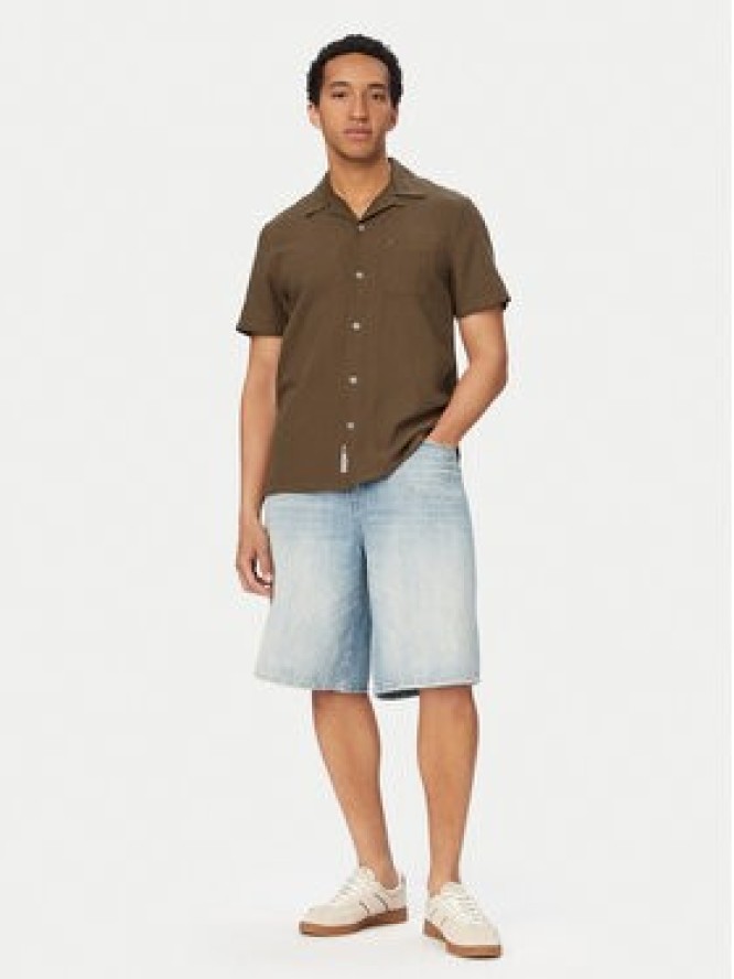 Tommy Jeans Koszula DM0DM23058 Brązowy Regular Fit