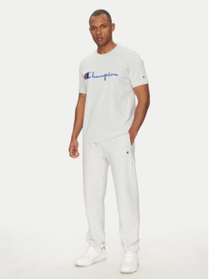 Champion T-Shirt 221621 Szary Standard Fit