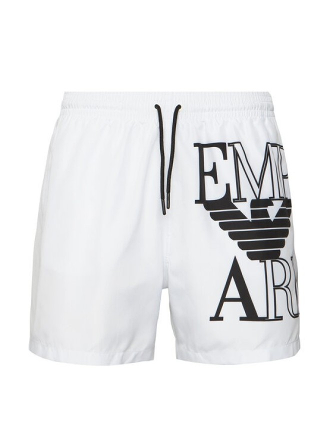 Emporio Armani Szorty kąpielowe EM000583 AF20434 U0002 Biały Regular Fit