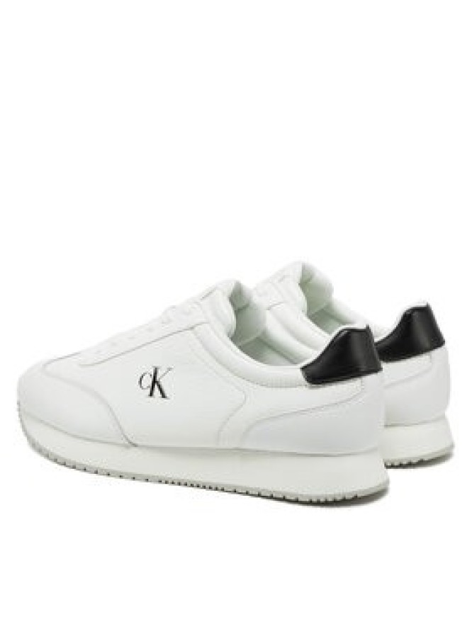 Calvin Klein Jeans Sneakersy Runner Laceup Tc YM0YM01187 Biały
