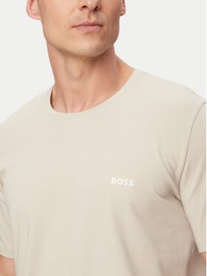 BOSS T-Shirt Mix&Match 50515312 Beżowy jasny Regular Fit