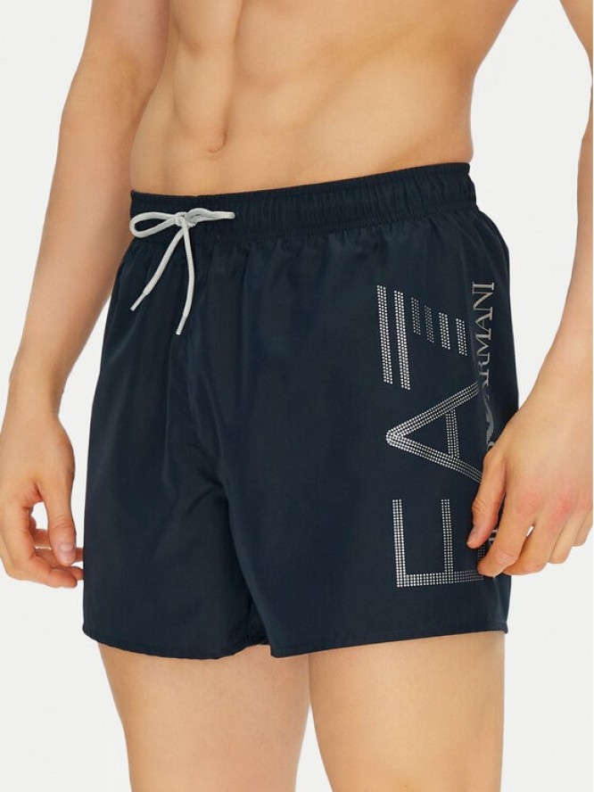 EA7 Emporio Armani Szorty kąpielowe 7M000550 AF14497 MB010 Granatowy Regular Fit
