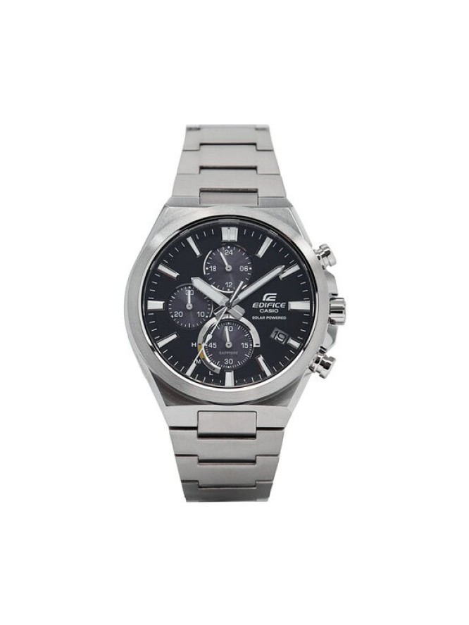 Casio Zegarek Edifice Solar Powered Chronograph EFS-S630D-1AVUEF Srebrny