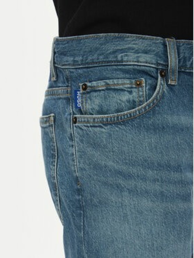 HUGO Jeansy Ash 50541582 Niebieski Regular Fit