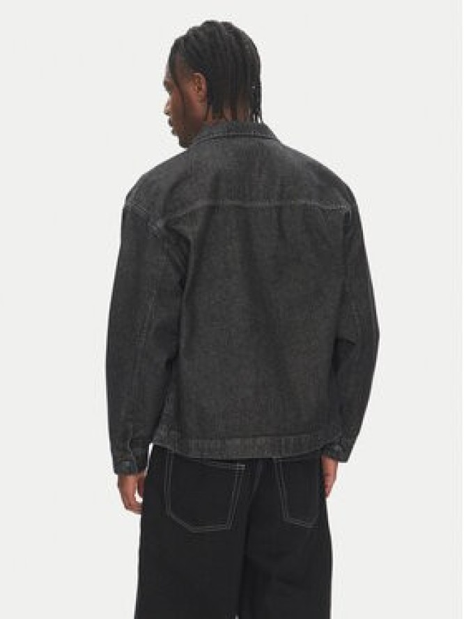 DC Shoes Kurtka jeansowa Pit Crew Jacket ADYJK03206 Czarny Boxy Fit