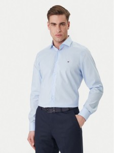 Tommy Hilfiger Koszula MW0MW43122 Błękitny Slim Fit