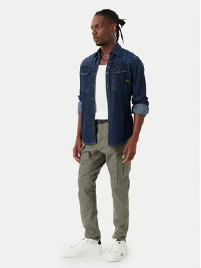 G-Star Raw Spodnie materiałowe Zip Pkt D24307-E172 Szary Skinny Fit