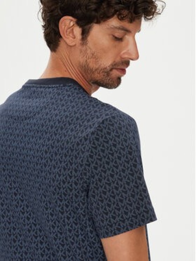 Michael Kors T-Shirt CS5529A5KS Granatowy Regular Fit