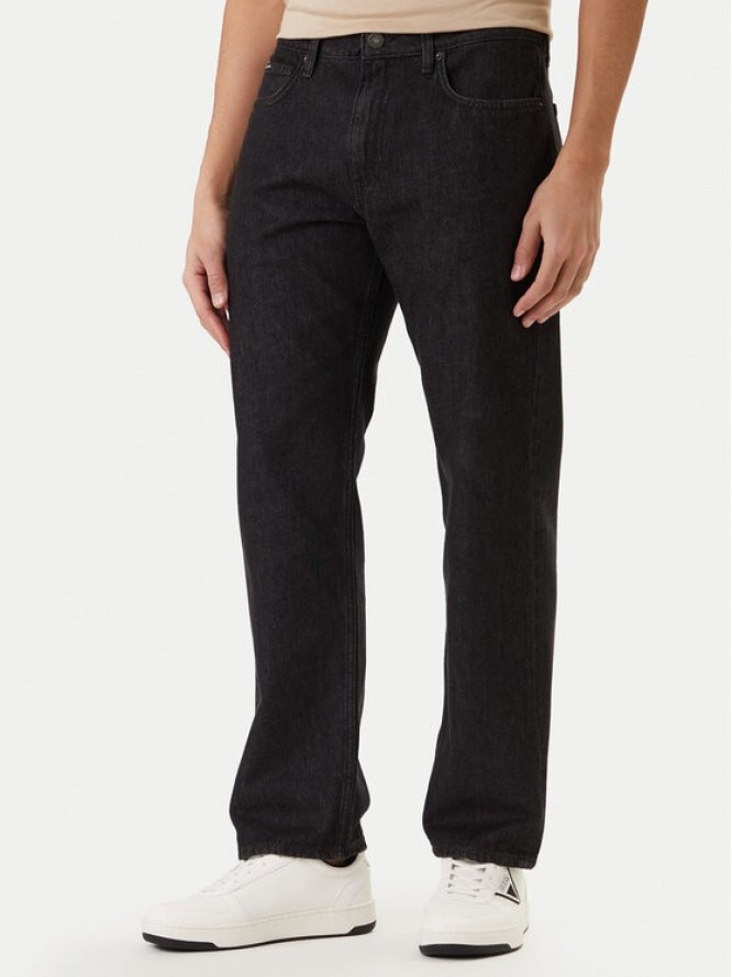 Guess Jeans Jeansy M5YA1B D6571 Czarny Straight Fit