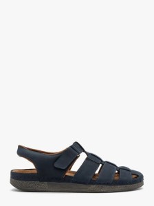 Granatowe sandały męskie na rzep