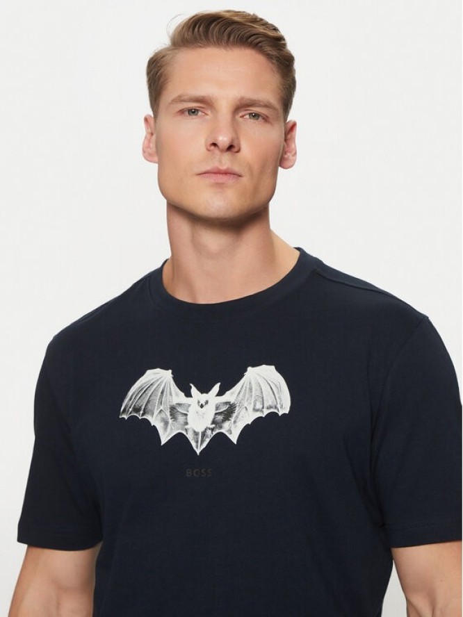 BOSS T-Shirt Spiderbat 50534924 Granatowy Regular Fit