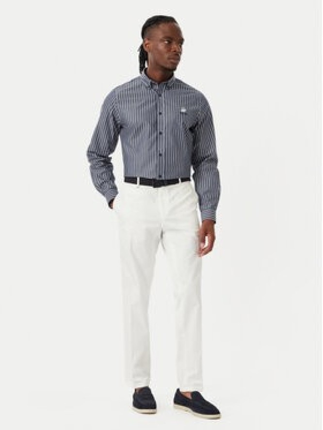 Beverly Hills Polo Club Koszula P-SS26M-BRASS Granatowy Regular Fit