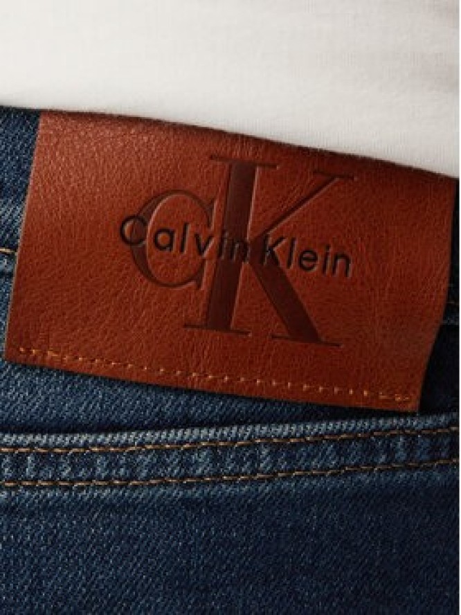 Calvin Klein Jeans Jeansy Classic LV04RG900G Niebieski Taper Fit